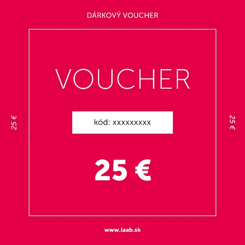 Darčekový voucher na 25 €