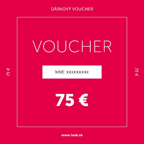 Darčekový voucher na 75 €